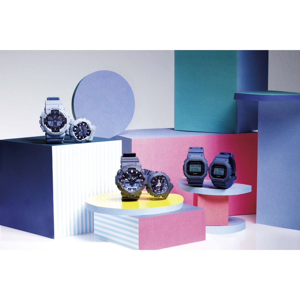 Đồng hồ đôi Casio G-Shock GA-700DE-2A và Baby-G BA-110DE-2A1 chống sốc , chống nước , bảo hành 12 tháng