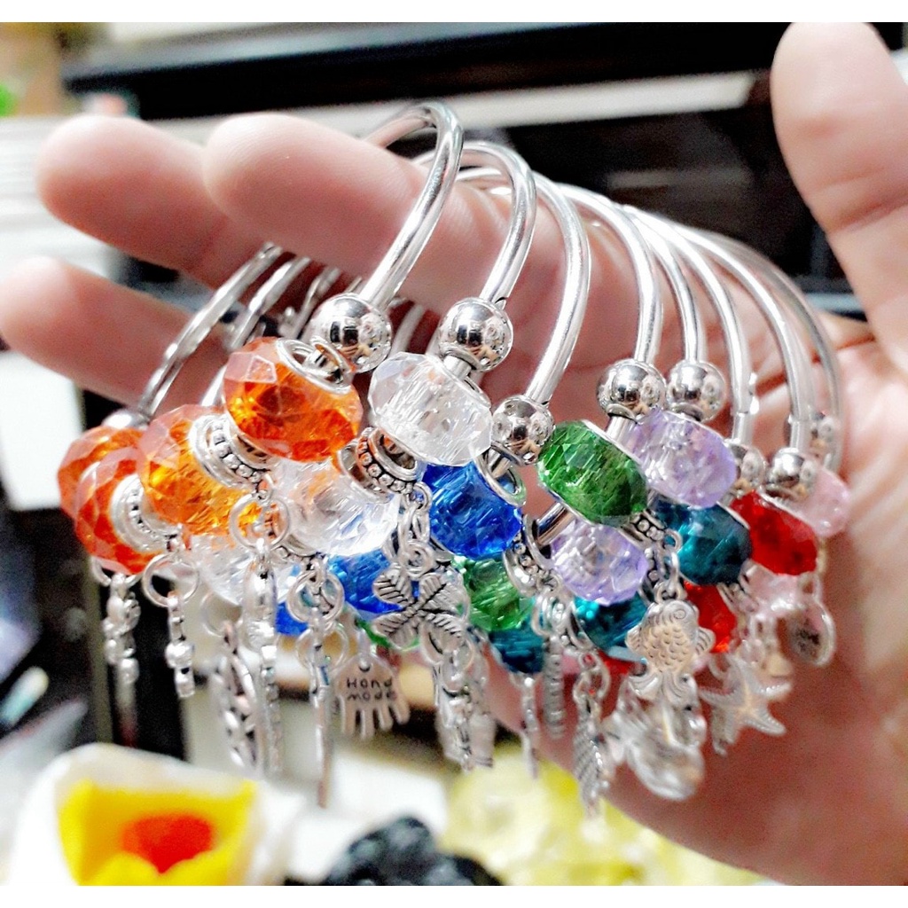 Kiềng tay mix chram kèm đá