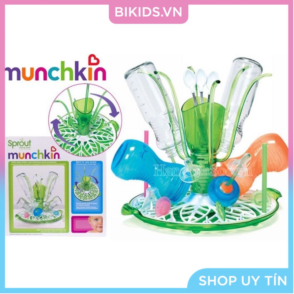 Giá úp bình sữa xoay tròn Munchkin 11285