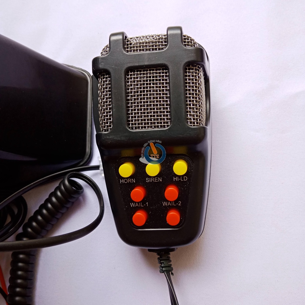 Còi Hú Báo Động, Có Micro, 12VDC 100W, 7 Kiểu Âm Thanh