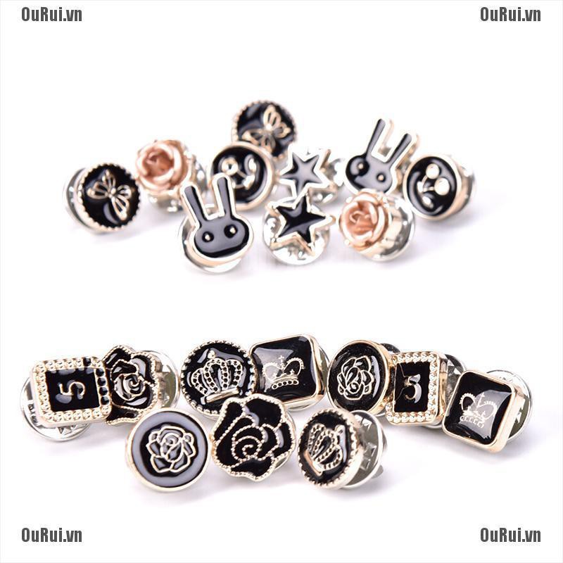 Bộ 10 Trâm Cài Áo Đính Ngọc Trai Giả Thời Trang