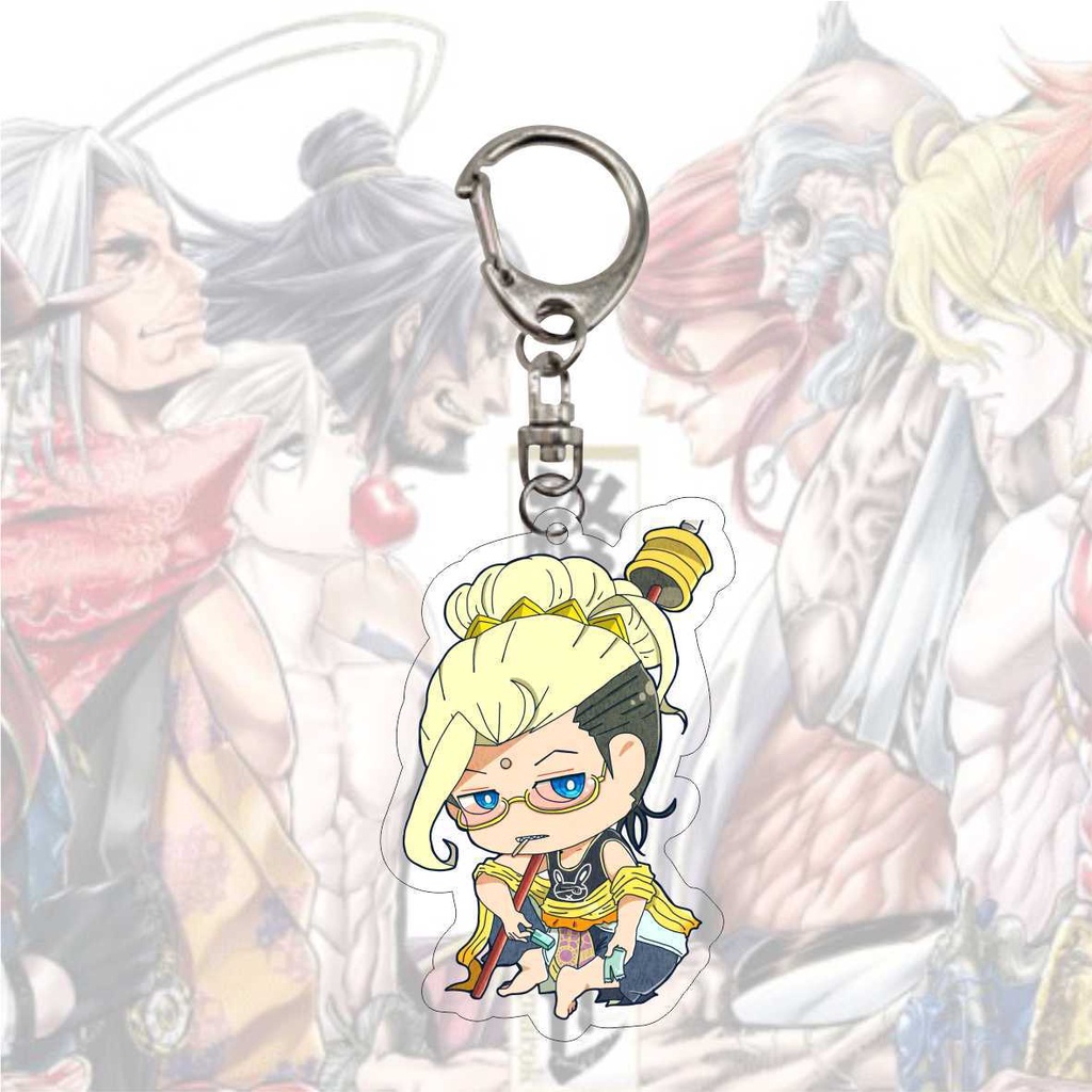 Móc chìa khóa hình nhân vật anime Brunhild Lu Bu Poseidon