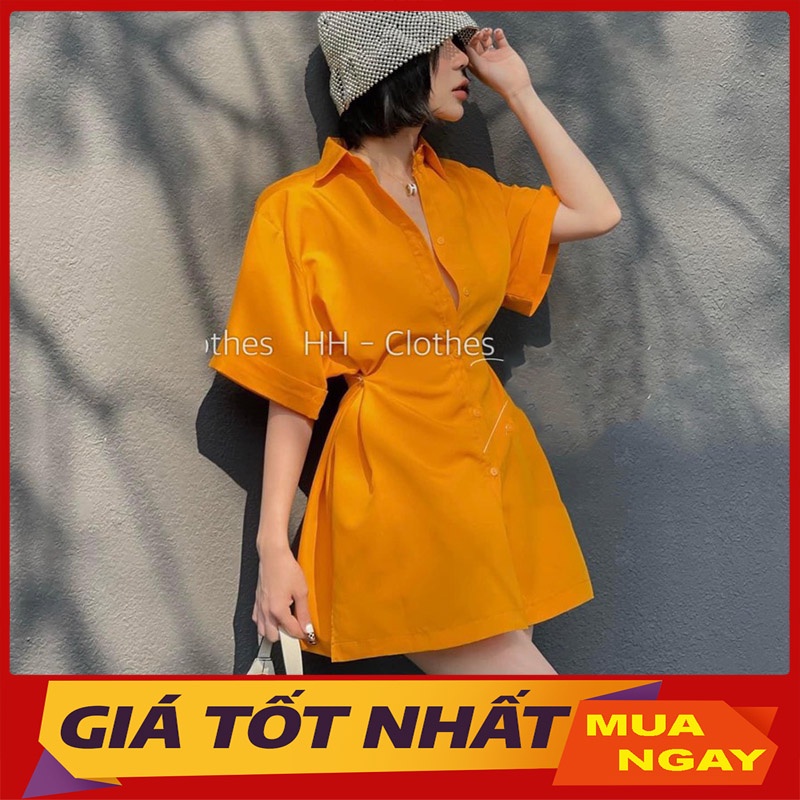 Sét Thô Áo Chiết Eo Mix Quần Sooc Hàng Quảng Châu M6384