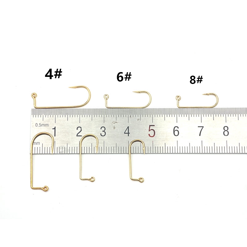 Set 50 Lưỡi Câu 90 Độ Bằng Thép Carbon Nhiều Màu Sắc