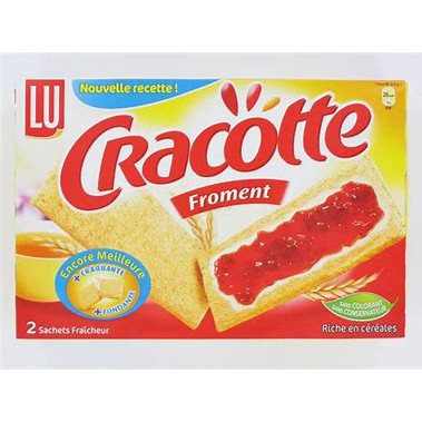 Bánh ngũ cốc lúa mì LU CRACOTTE FROMENT, 250G
