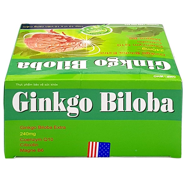 GINKGO BILOBA 240MG - GINGKO 240MG - BỔ SUNG DƯỠNG CHẤT CHO NÃO BỘ