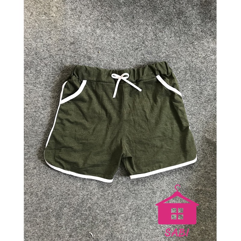 [BÁN SỈ] Quần đùi nữ thun thể thao tập gym mặc nhà [FREE SIZE DƯỚI 70KG] chất dày dặn - Quần short nữ SABI SHOP | BigBuy360 - bigbuy360.vn