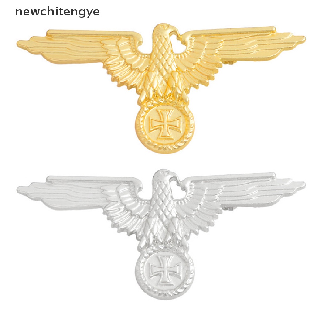 NCY Eagle Military Cross Animal Collar Brooch Pins Badge Corsage Brooch Jewelry YE
