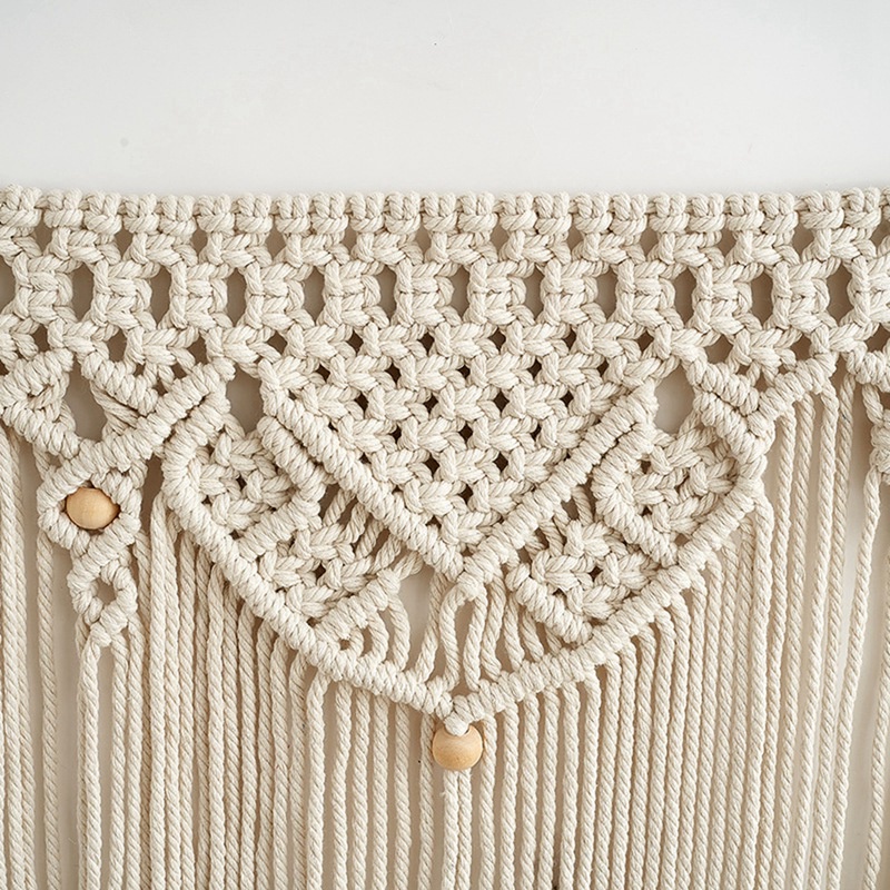Thảm Dệt Sợi Cotton Handmade Treo Tường Trang Trí Phong Cách Boho