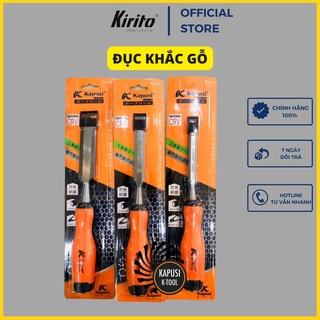Mũi đục gỗ, khắc gỗ, tiện gỗ đa năng -Trạm gỗ cầm tay Kapusi đủ size (10mm-12mm-16mm-19mm-22mm-25mm)