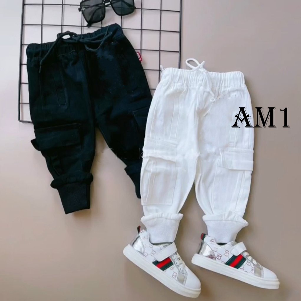 Quần dài trẻ em - Quần kaki dài túi hộp cho bé AM795 TTR102