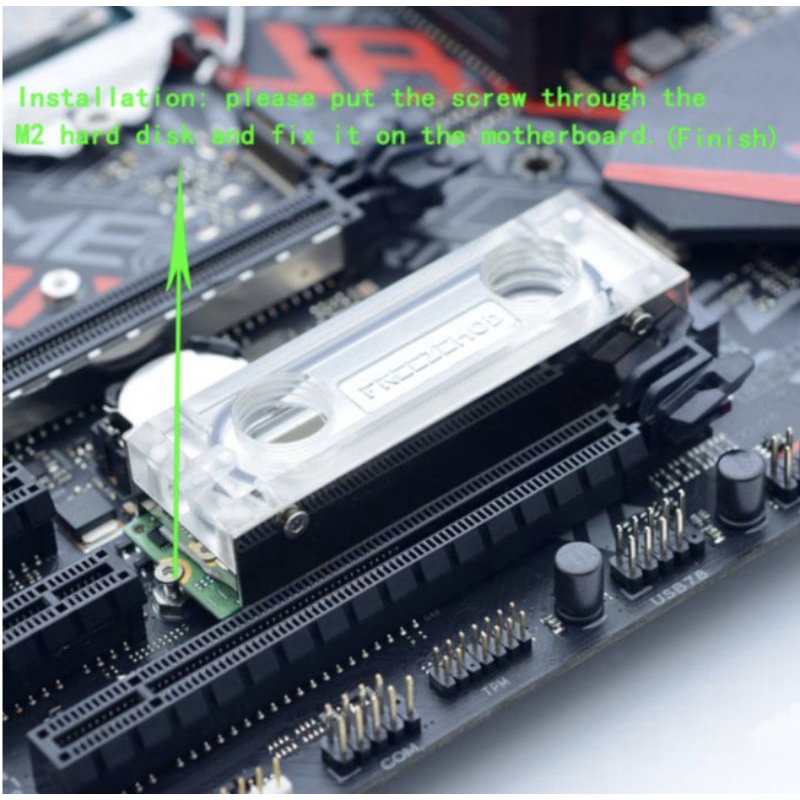 Freezemod Khối Tản Nhiệt Nước Cho Ổ Cứng Rắn SSD M2-ZBSR//H4