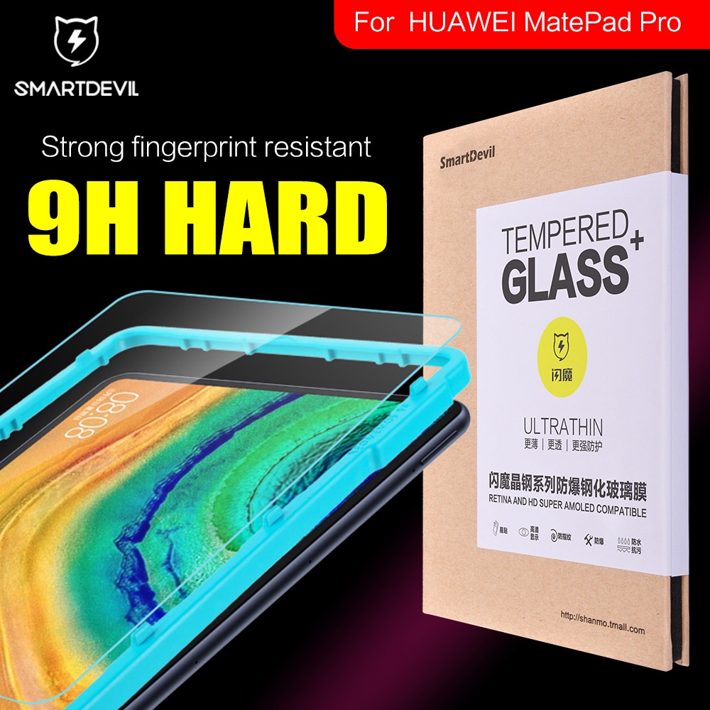 SmartDevil Miếng dán cường lực bảo vệ toàn phần Blu-ray cho Huawei Pro 10.8 inch Matepadpro 12.6