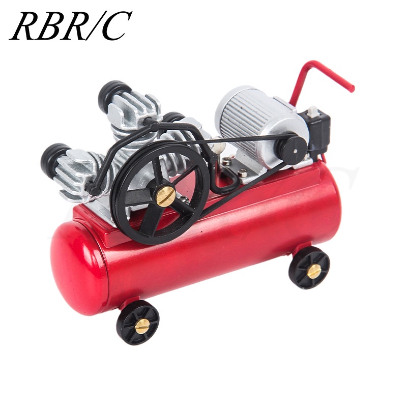 Mô hình máy nén khí bằng kim loại tỉ lệ 1:10 - phụ kiện trang trí xe RC