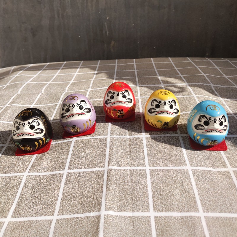 [Hàng sẵn] Tượng trang trí thần tài hình m.èo may mắn thu hút tài lộc loại to 5cm - Chất liệu từ gốm sứ cao cấp