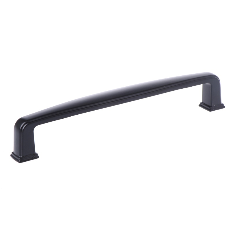 Tay Nắm Cửa Bằng Nhôm Màu Đen Tiện Dụng Cho Nhà Bếp / Tủ Chén