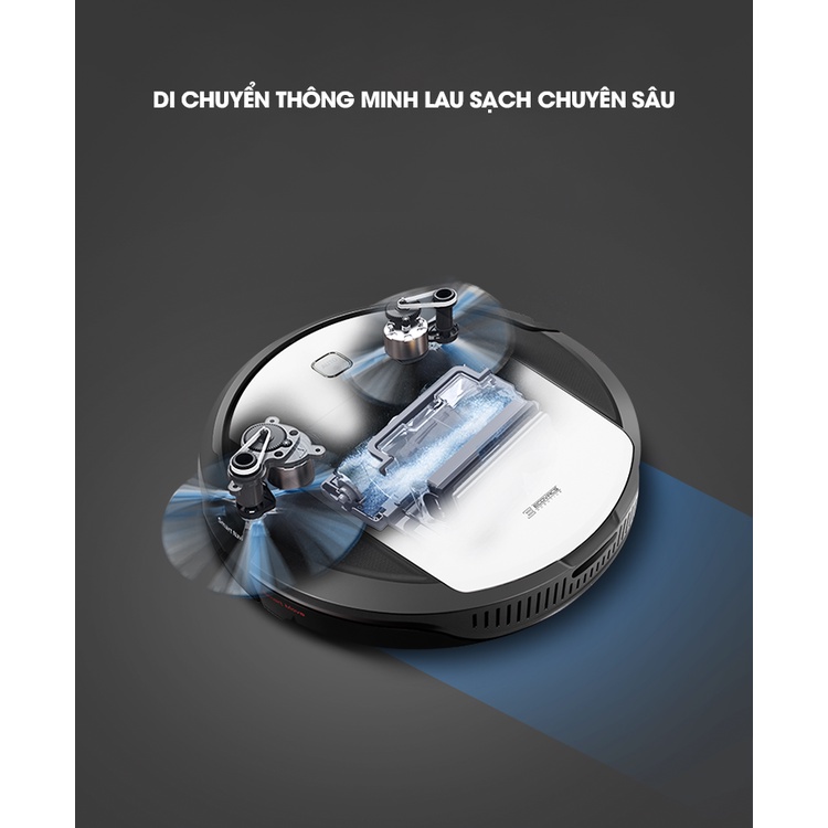 Robot hút bụi lau nhà Ecovacs Deebot DT87G, hàng trưng bày, giá rẻ, nhập nội địa, tặng kèm phụ kiện, bh 12th - TiPi Home