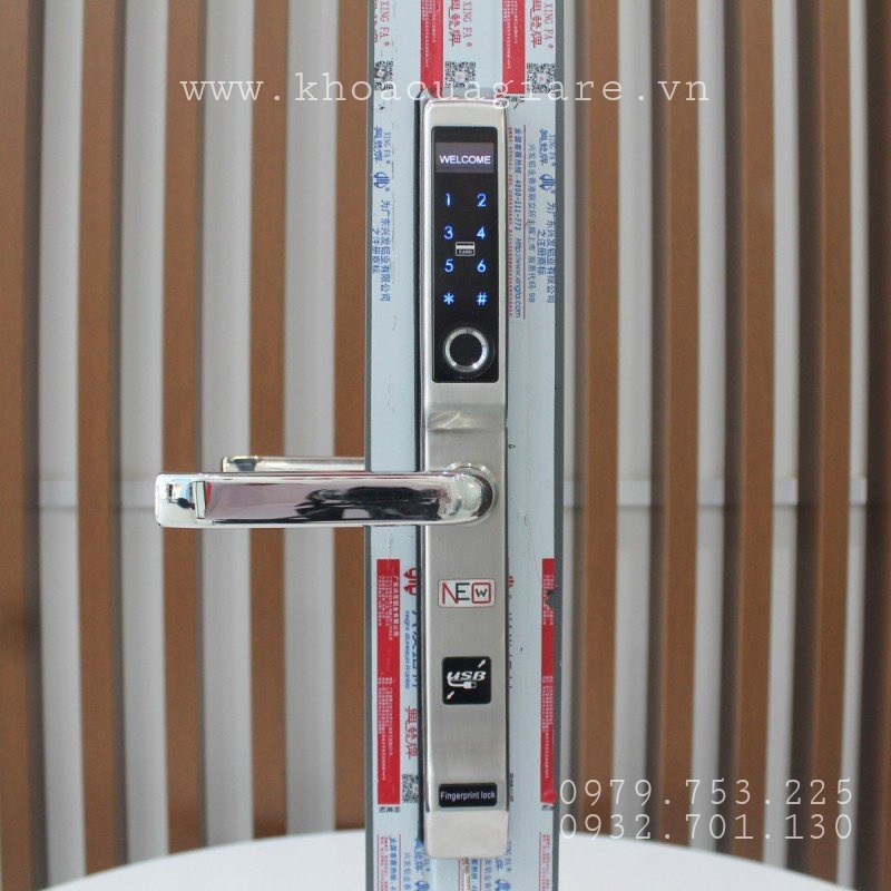KHÓA VÂN TAY CỬA NHÔM XINGFA NEW NEO LMX-300