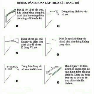 Bộ 3 thanh gỗ treo tường