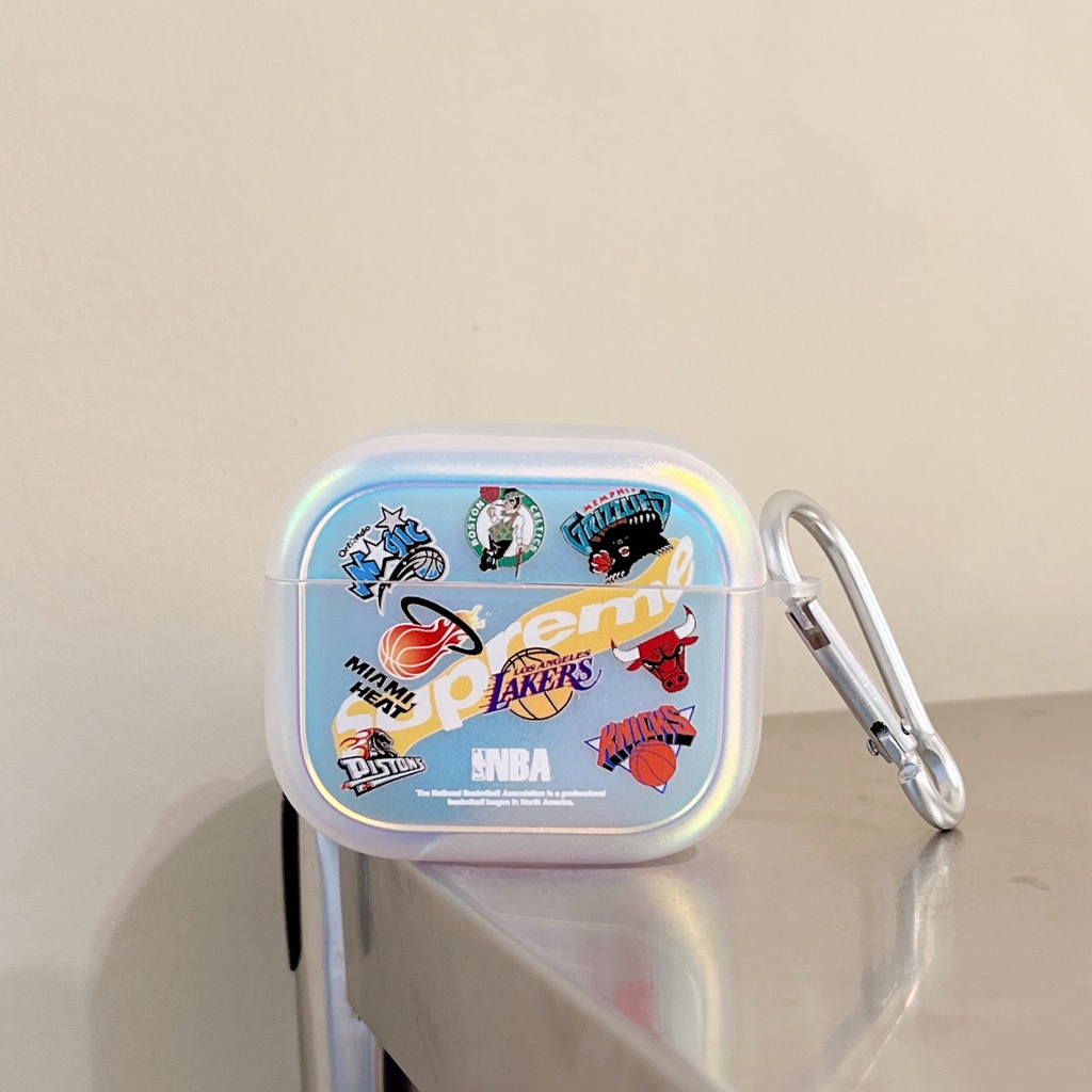 Vỏ Bảo Vệ Hộp Sạc Tai Nghe AirPods3gen 2021 AirPods3 AirPodsPro AirPods2gen Họa Tiết NBA Ốp