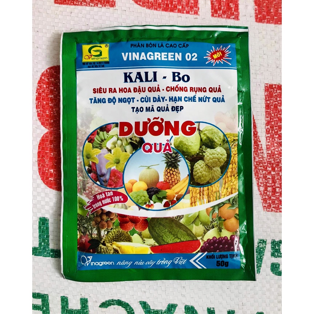 KALI- Bo - Phân bón lá cao cấp ( 50g /1 gói)