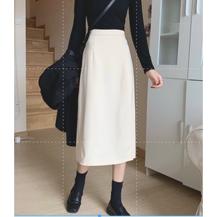 Chân Váy Dài Chữ A Ulzzang xẻ cạnh, Váy Chữ A dáng Dài xẻ cạnh phong cách trẻ trung | BigBuy360 - bigbuy360.vn