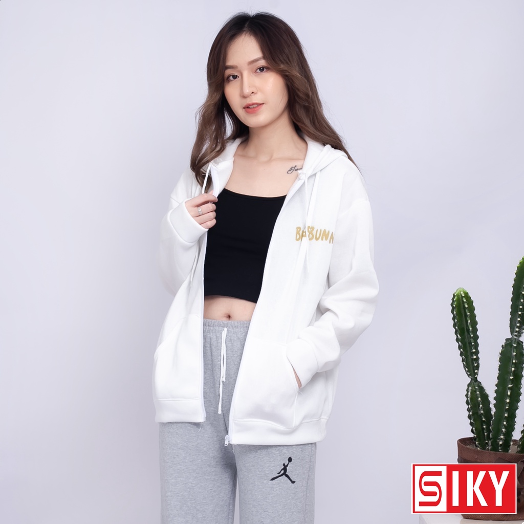 Áo khoác nỉ hàn SIKY dáng rộng in họa tiết hoạt hình độc lạ - Sliky HX16 | BigBuy360 - bigbuy360.vn