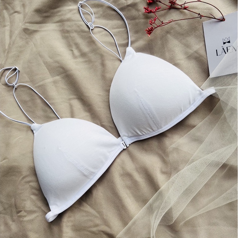 Áo Lót Dây Mảnh Trơn Mịn Mira Bra by LAEM