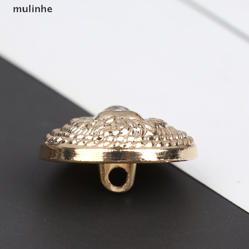 Set 10 Nút Áo Kim Loại Hình Sư Tử DIY