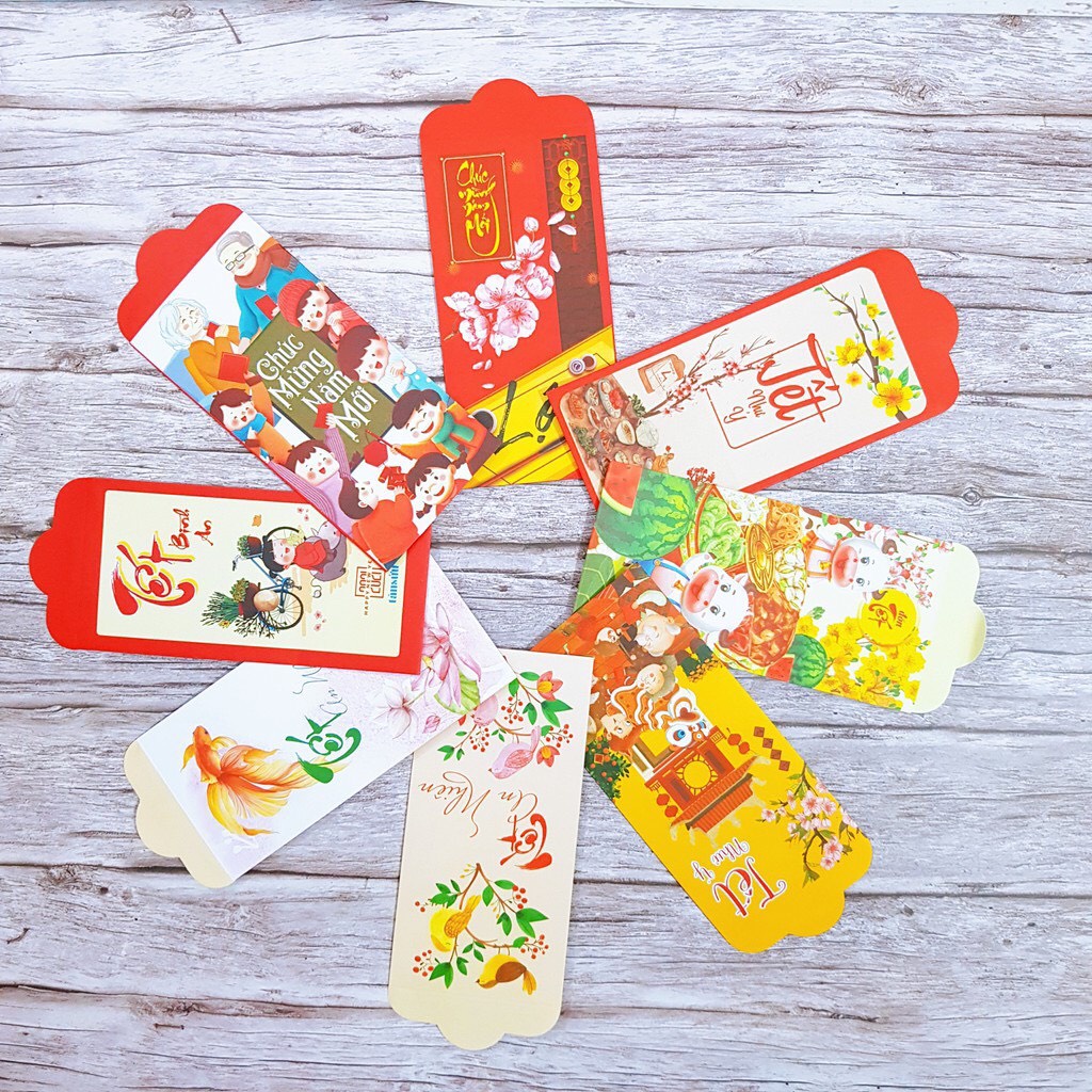 COMBO 3 bao Lì Xì Tết Nhâm Dần 2022 - Đủ mẫu mã - Họa tiết siêu đẹp - Giao mẫu ngẫu nhiên