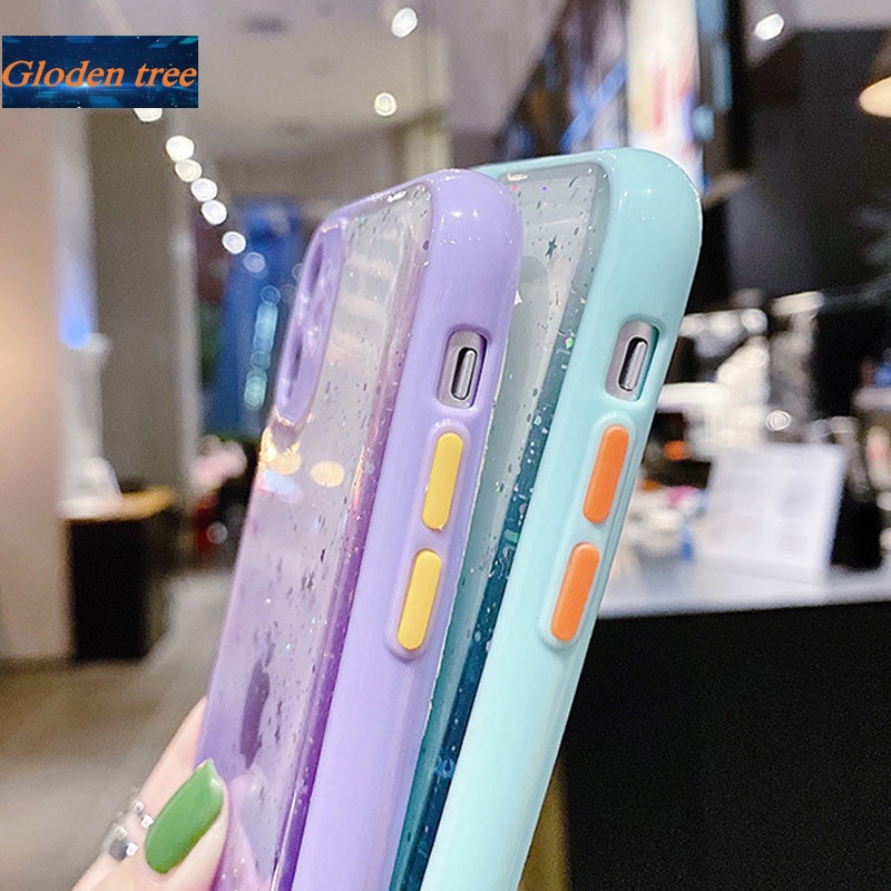 Ốp Điện Thoại Dẻo Họa Tiết Ngôi Sao Lấp Lánh Dễ Thương Chống Sốc Cho Vivo Y51 2020 Y31 2021 Y51A Y50 Y30 Y30I Y5S Y19