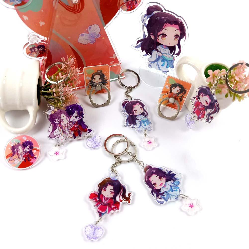 Tian Guan Ci Fu Móc Chìa Khóa Bằng Acrylic Hình Anime Trang Trí Nội Thất Xe Hơi Hua Cheng
