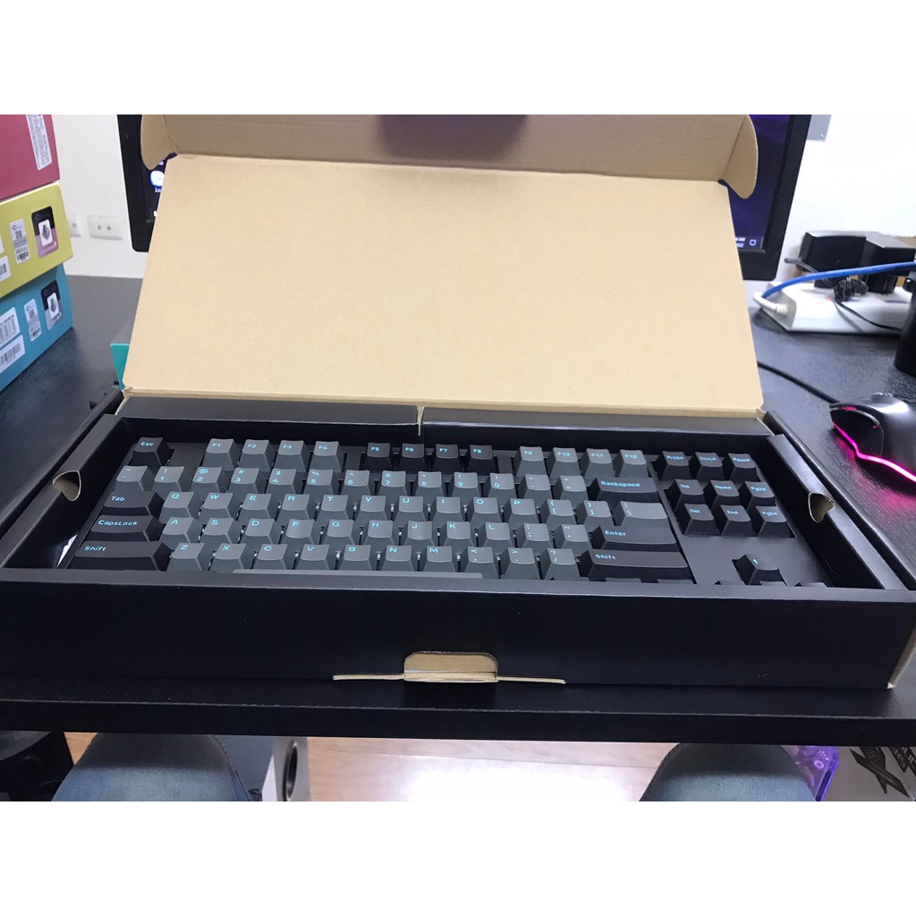 Bàn phím cơ AKKO 3098B Multi-modes Black & Cyan