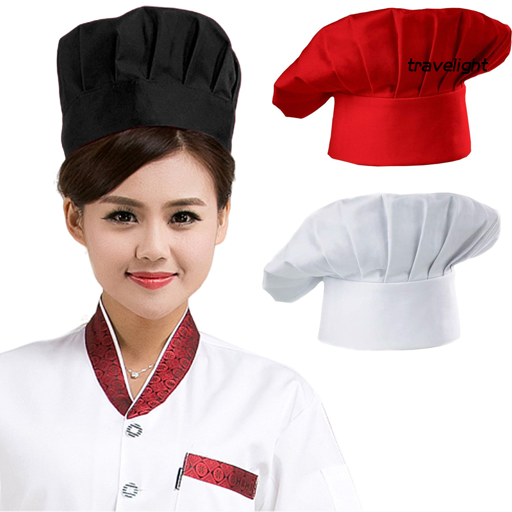 Mũ Đầu Bếp Co Giãn Chuyên Nghiệp Có Thể Điều Chỉnh Kích Cỡ Cho Nam Và Nữ