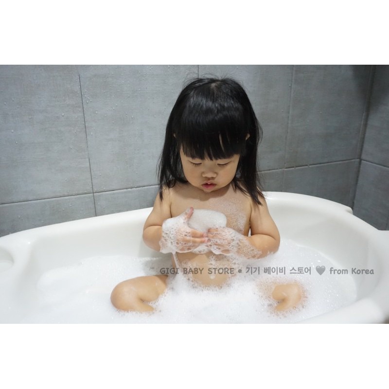 <건조형> Bông tắm hữu cơ bọt biển Murmur Baby Pure Konjac <sơ sinh/trẻ em> made in korea