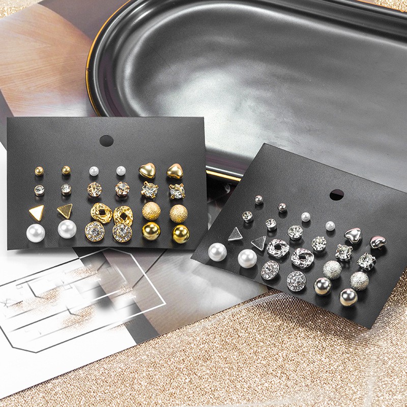 Sét 12 đôi bông tai hiện đại trẻ trung đang bán chạy BT182