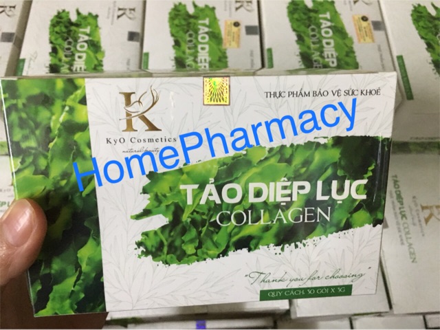 Tảo Diệp Lục Collagen Kyo Chính Hãng