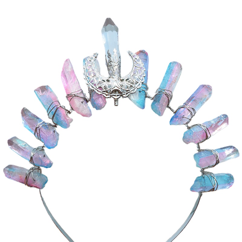 Flgo Băng Đô Hợp Kim Đính Đá Sang Trọng Cho Cô Dâu