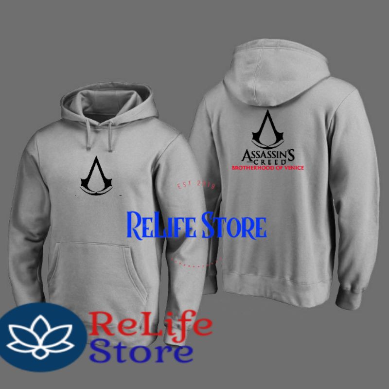 Áo Khoác Hoodie In Hình Assassin 's Creed Brotherhood Of Venice Độc Đáo