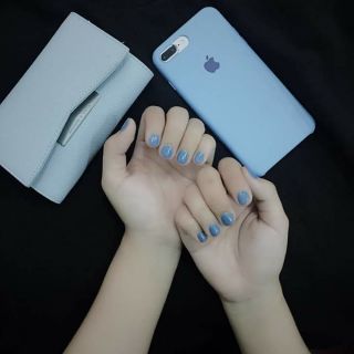 Ốp chống bẩn màu xanh sky dành cho các mã iPhone