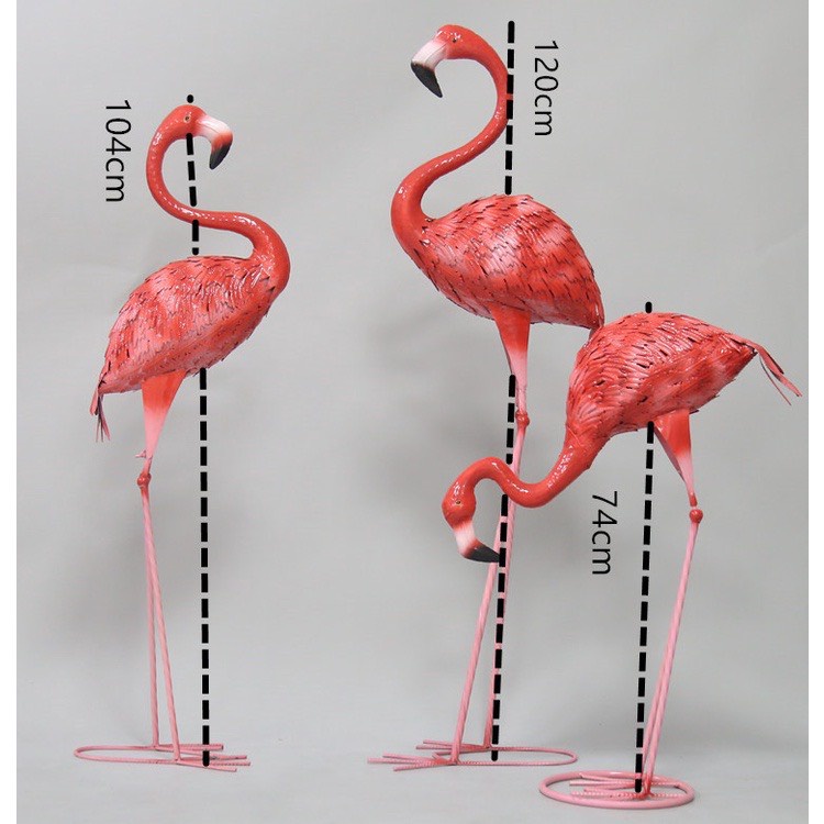 BỘ 3  HỒNG HẠC DECOR TRANG TRÍ SÂN VƯỜN HOMESTAY, HỒ CÁ TIỂU CẢNH