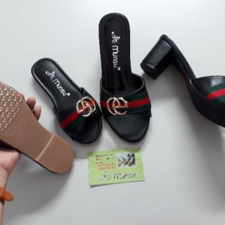 [Giày Dép MUNSU]_Set Guốc Mẹ & Dép Bé