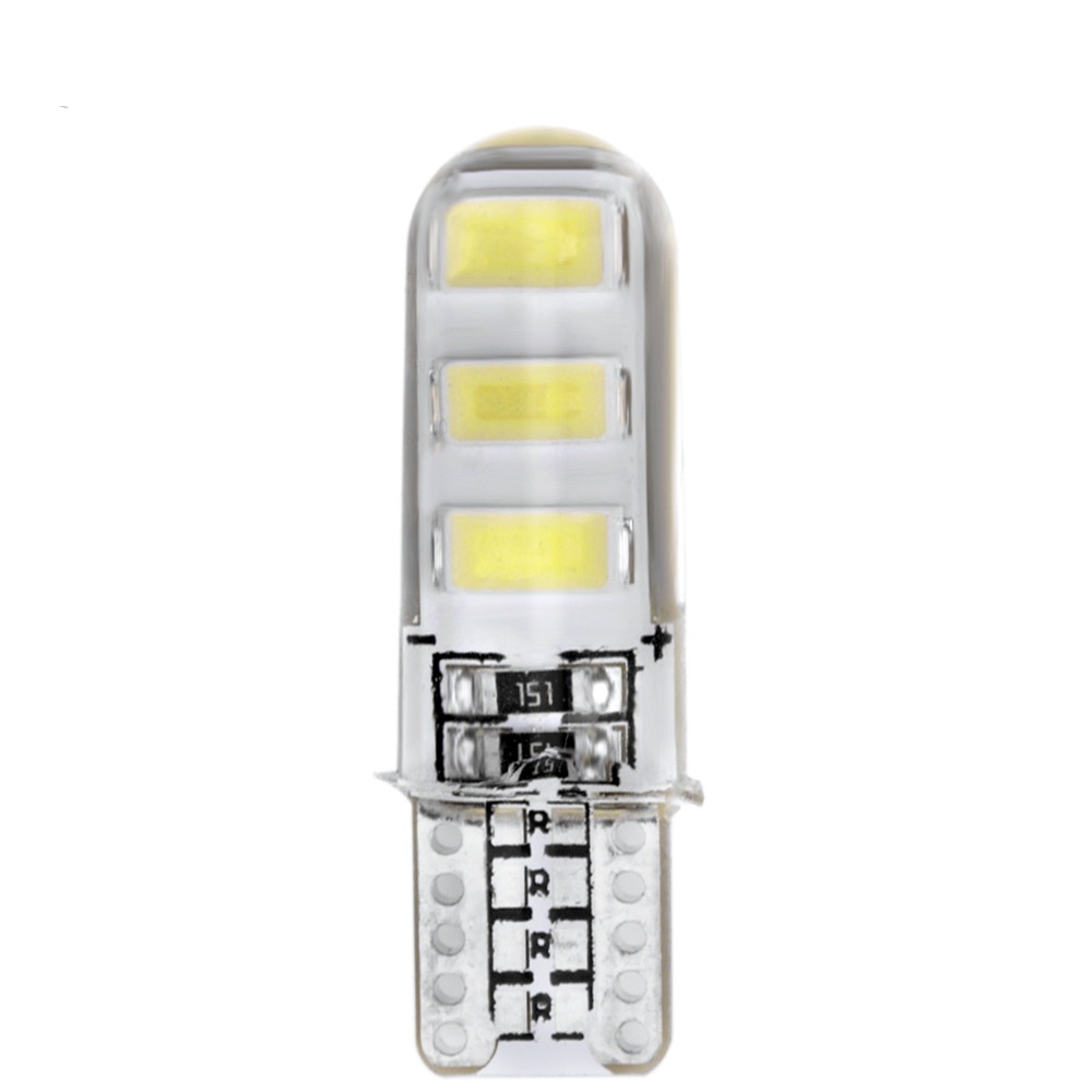 Bóng đèn LED T10-5630 bằng silicone dành thích hợp cho xe hơi