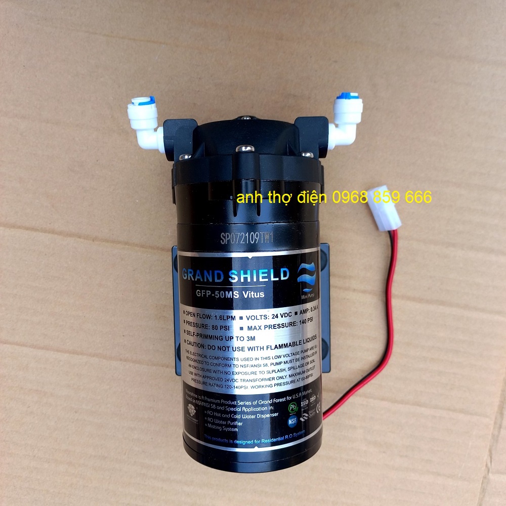 Bơm Máy Lọc Nước 24v- Bơm Phun Sương -Bơm 24V