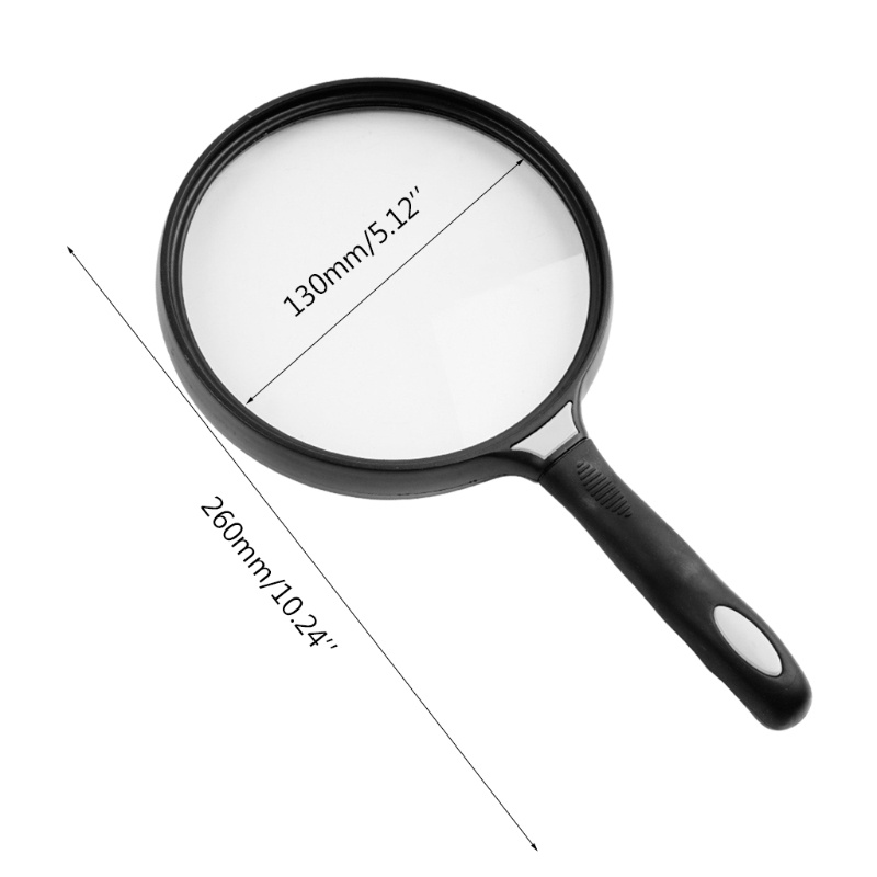 Kính lúp cầm tay phóng to 130mm phóng to 2.5X