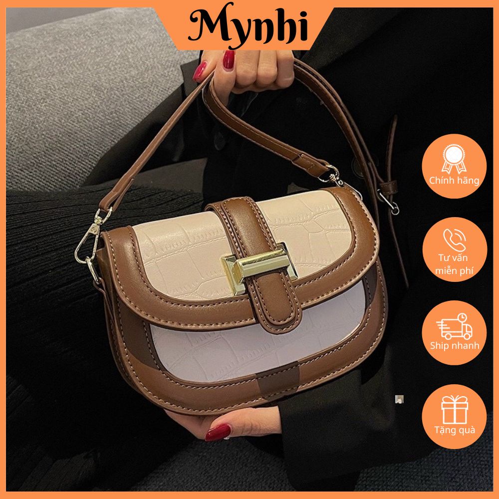 Túi đeo chéo da rắn thời trang phong cách dành cho nữ SHOPMYNHI SMN265