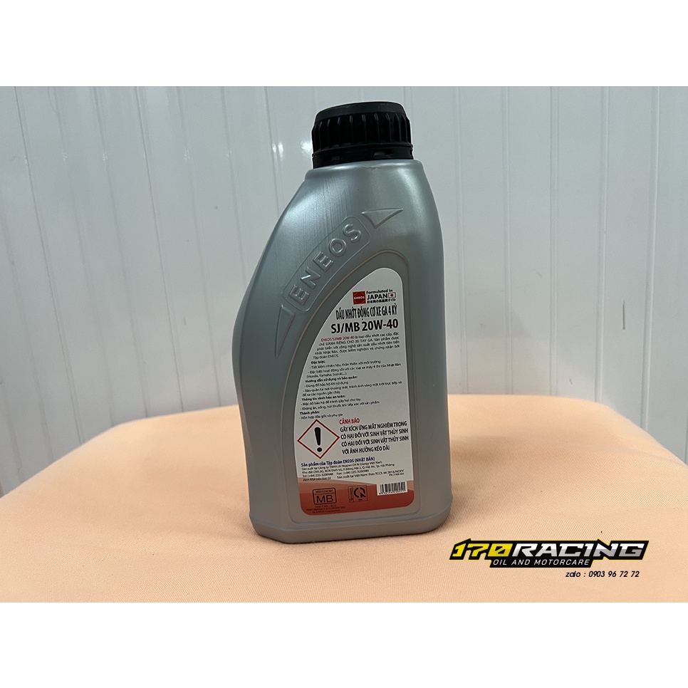 (HCM) Dầu Nhớt Động Cơ Xe Ga 4 Kỳ ENEOS SAE 20W40 4T SJ , JASO MB Dung Tích 800 ML .
