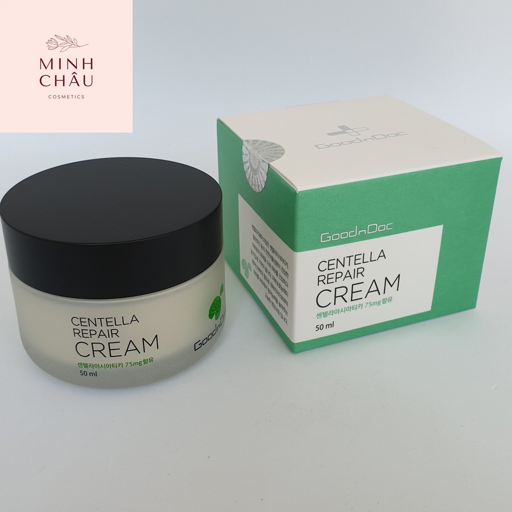 KEM RAU MÁ GOODNDOC CENTELLA REPAIR CREAM – KEM PHỤC HỒI DƯỠNG DA TRẮNG SÁNG