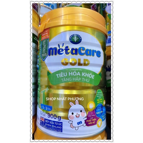 Sữa Bột Metacare Gold 1+ 900g (mẫu cũ gọi là meta gold Step 3)