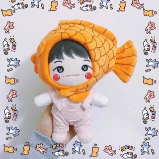 Mũ bánh cá cho doll 15,20cm